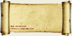 Jovana Zekić vizit kartica